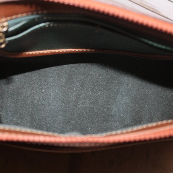 Dooney & Bourke Forest Green and Tan Crossbody Bag - Picture 8 of 10